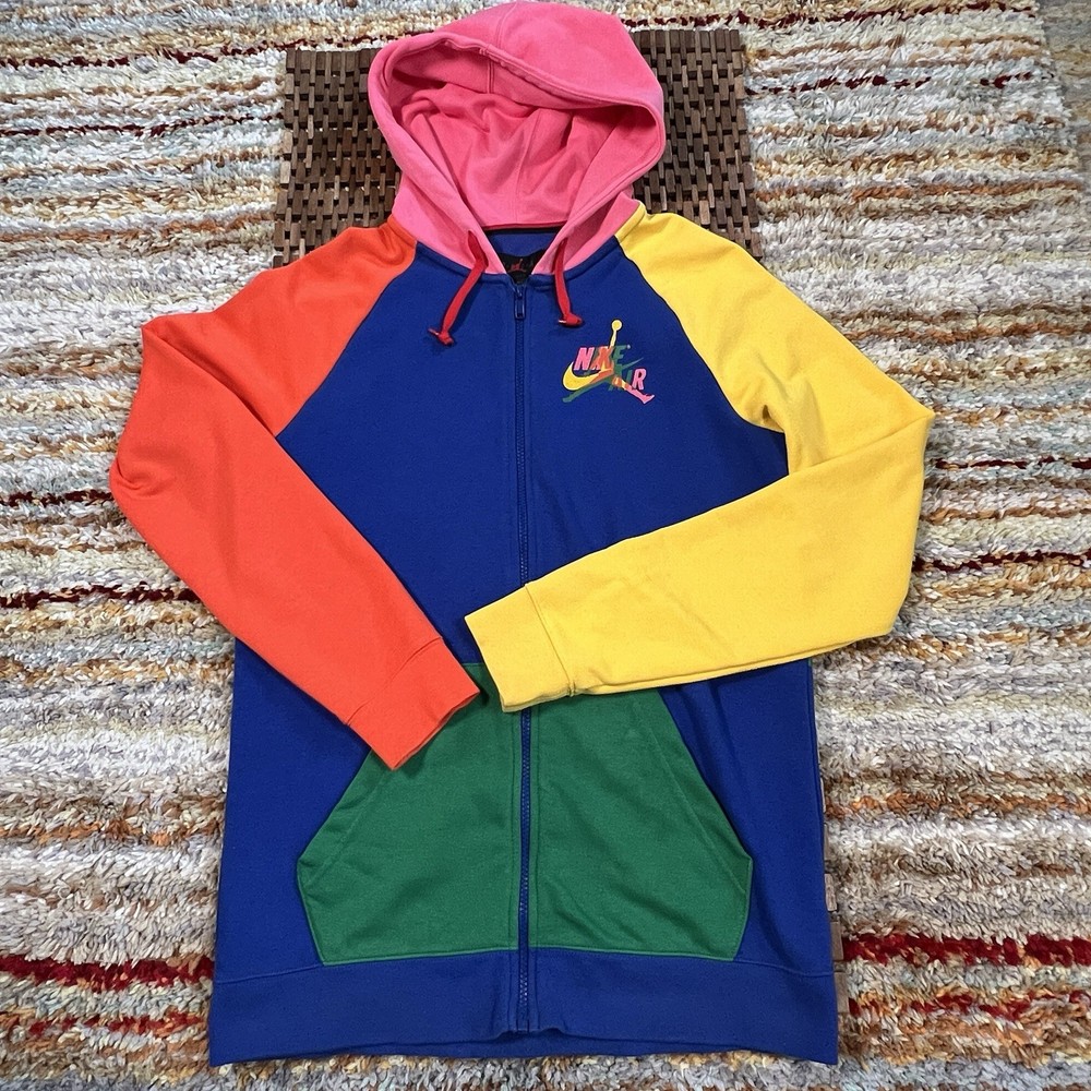 Nike Jordan Jumpman Classics Color Block Hoodie Hoody Men’s Size Medium M