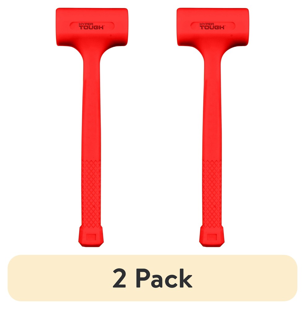 2-Pack 2 lb Dead Blow Hammer for Anti-Slip Force Control