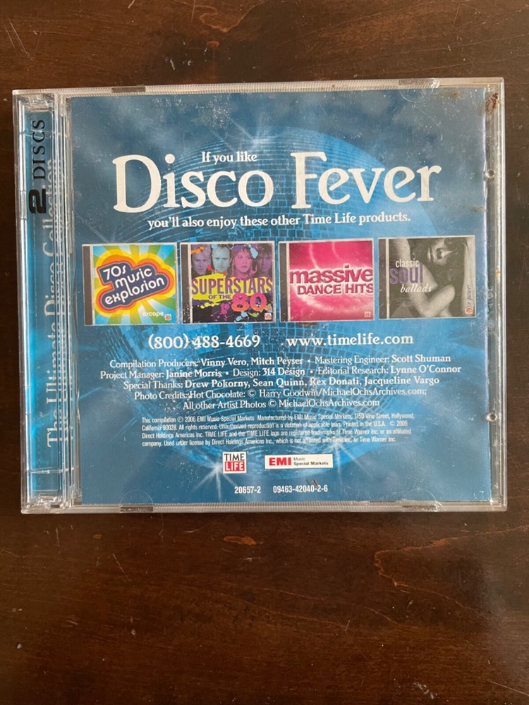 time life disco fever cd