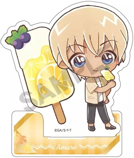 Acrylic Stand Panel Toru Amuro Charapeko Natsu Detective Conan