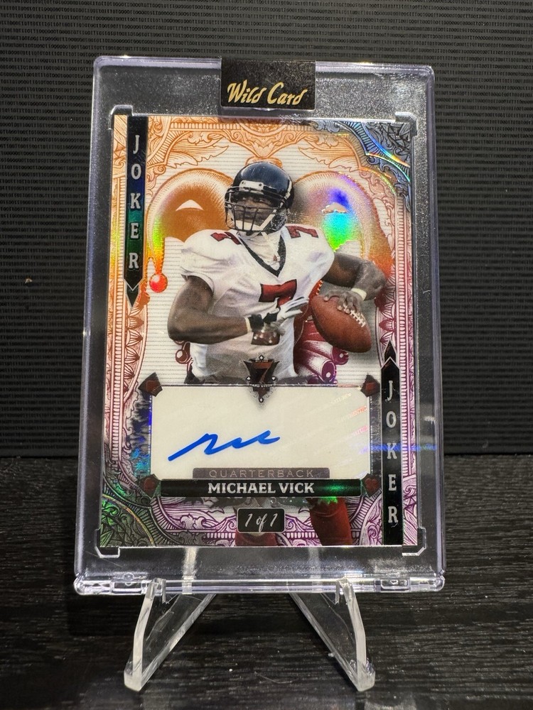 2024 Wild Card 7 Card Studs - MICHAEL VICK -  1/1 Joker Auto