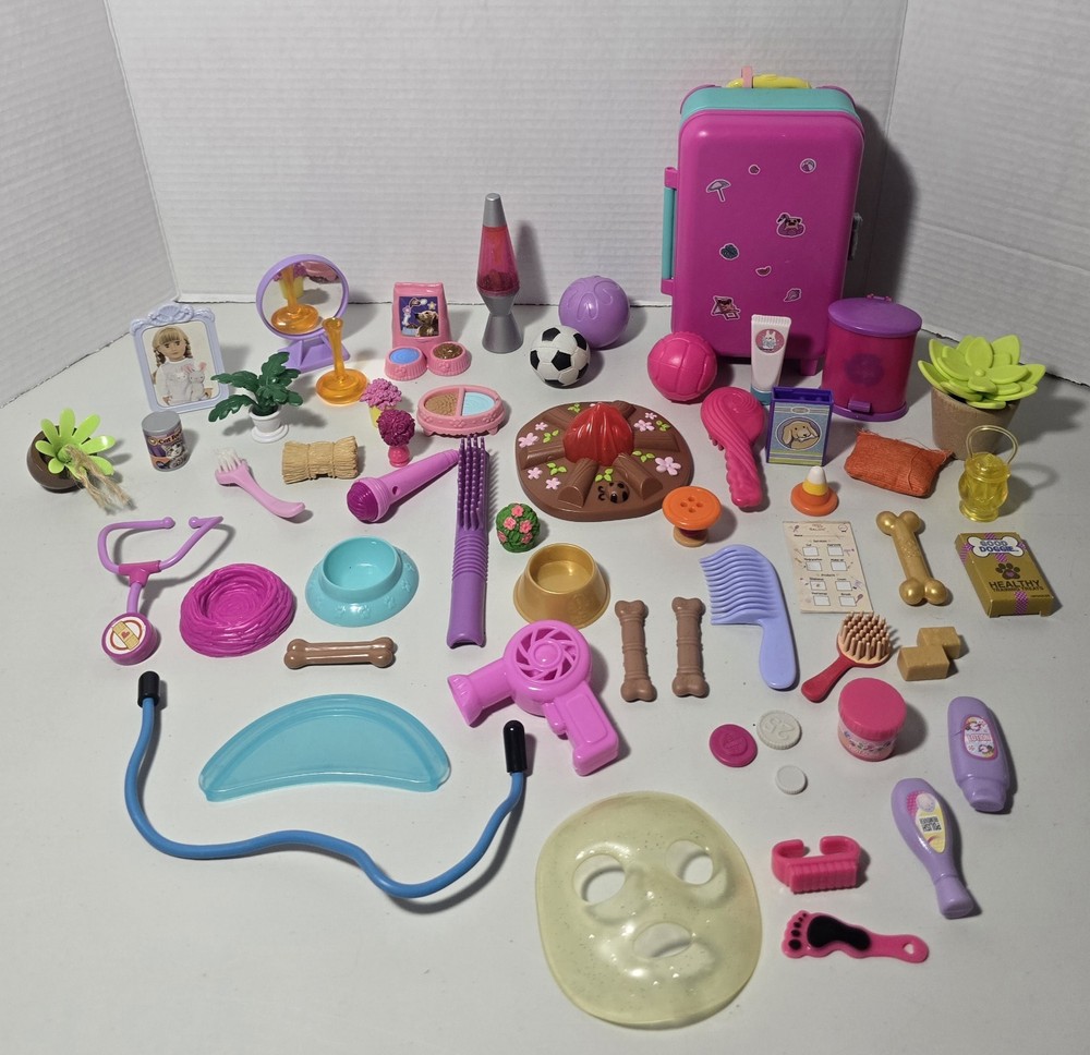 18in Doll Random Lot Of 55 Accessories My Life American Girl Our Generation