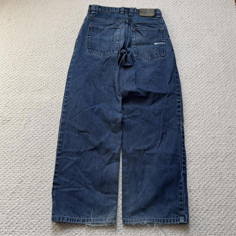 Trendy Y2K Baggy Southpole Jeans with Blue Tab Design for Retro Style