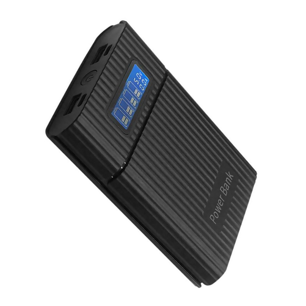 4x18650 DIY Power Bank Case with Digital Display for Portable Charging Storage