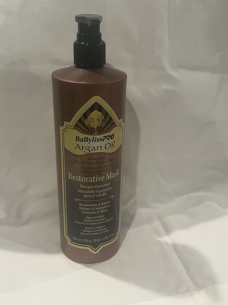 PACK OF 2 BaByliss Pro Argan Oil Moroccan Argan Trees Restorative Mask 20oz