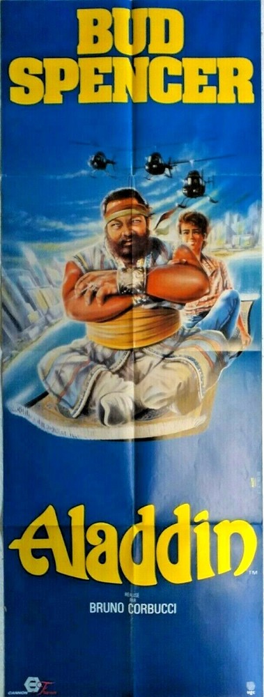 Aladdin Movie Poster Bud Spencer - 60 X 160 Cm