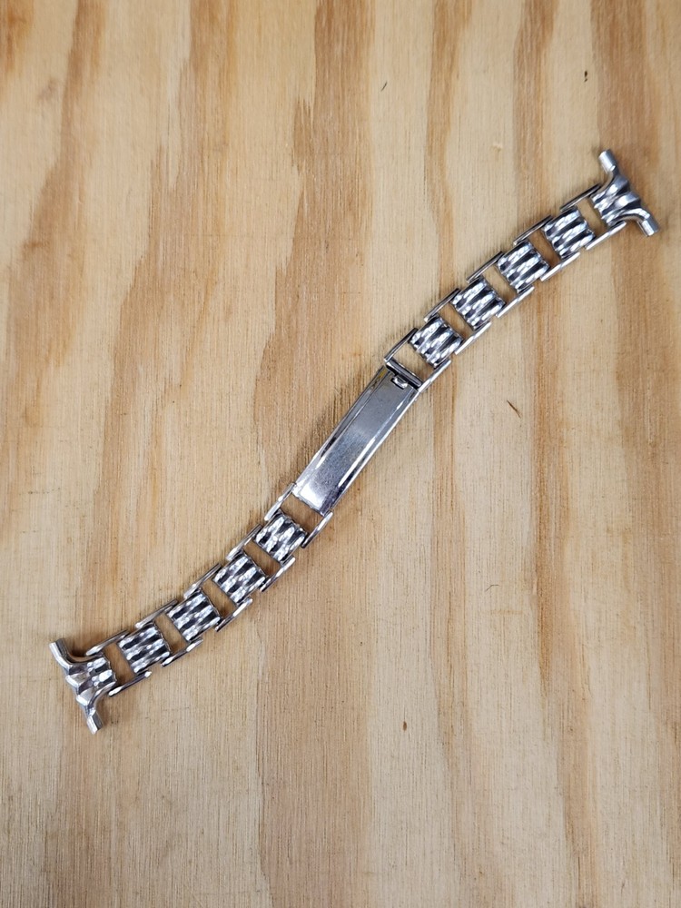 19mm 18mm 17mm 16mm 12k White Gold-Filled JB Champion 1940s Vintage Watch Band