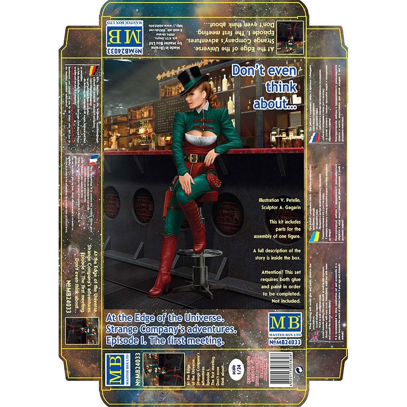 MASTER BOX MB24033 Scale Figure Kit 1:24 Strange Company’s adventures. Episode I