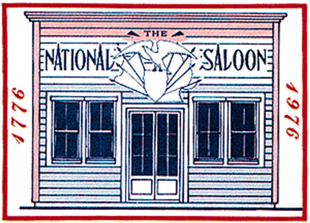 NATIONAL SALOON HO HOn3 Model Railroad Wood Craftsman Kit CM38919