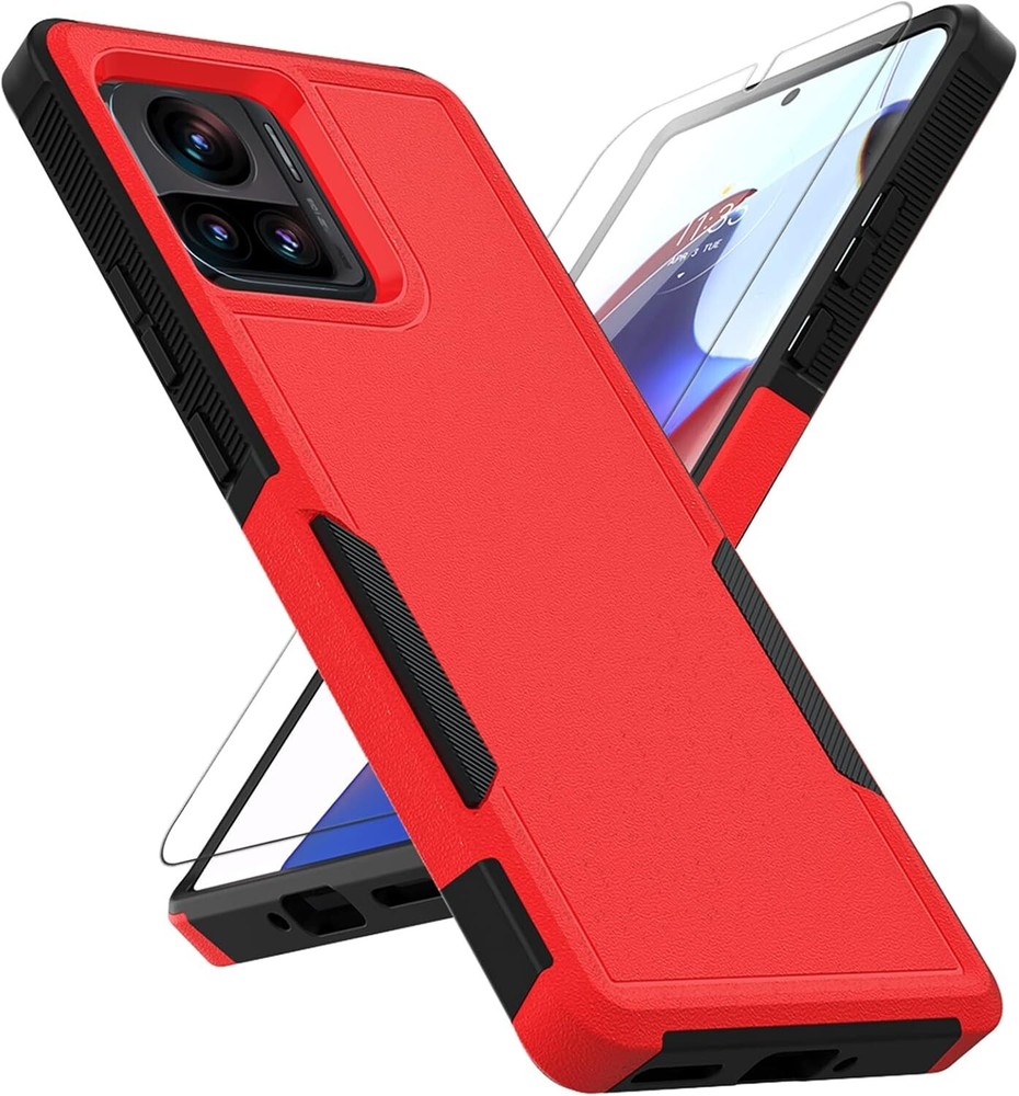 Motorola Edge Plus 2023 Case with Military Protection & Screen Guard  