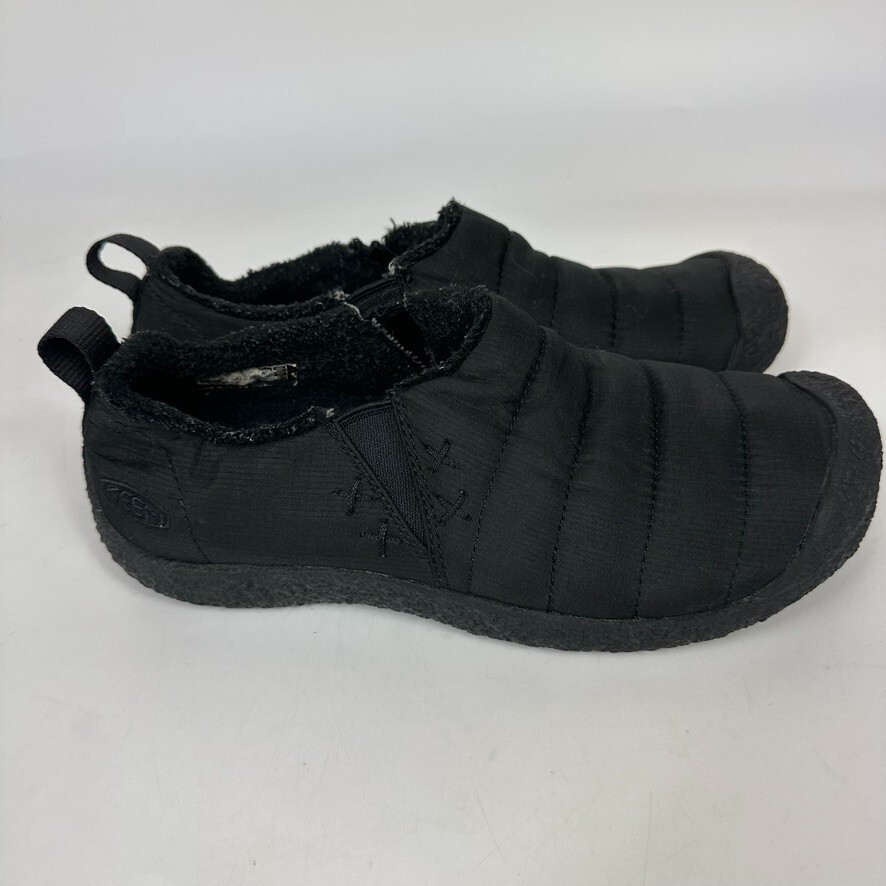 Keen Howser Quilted Slip On Womens Size 8 Black Terry Cloth Lined Comfort Shoes