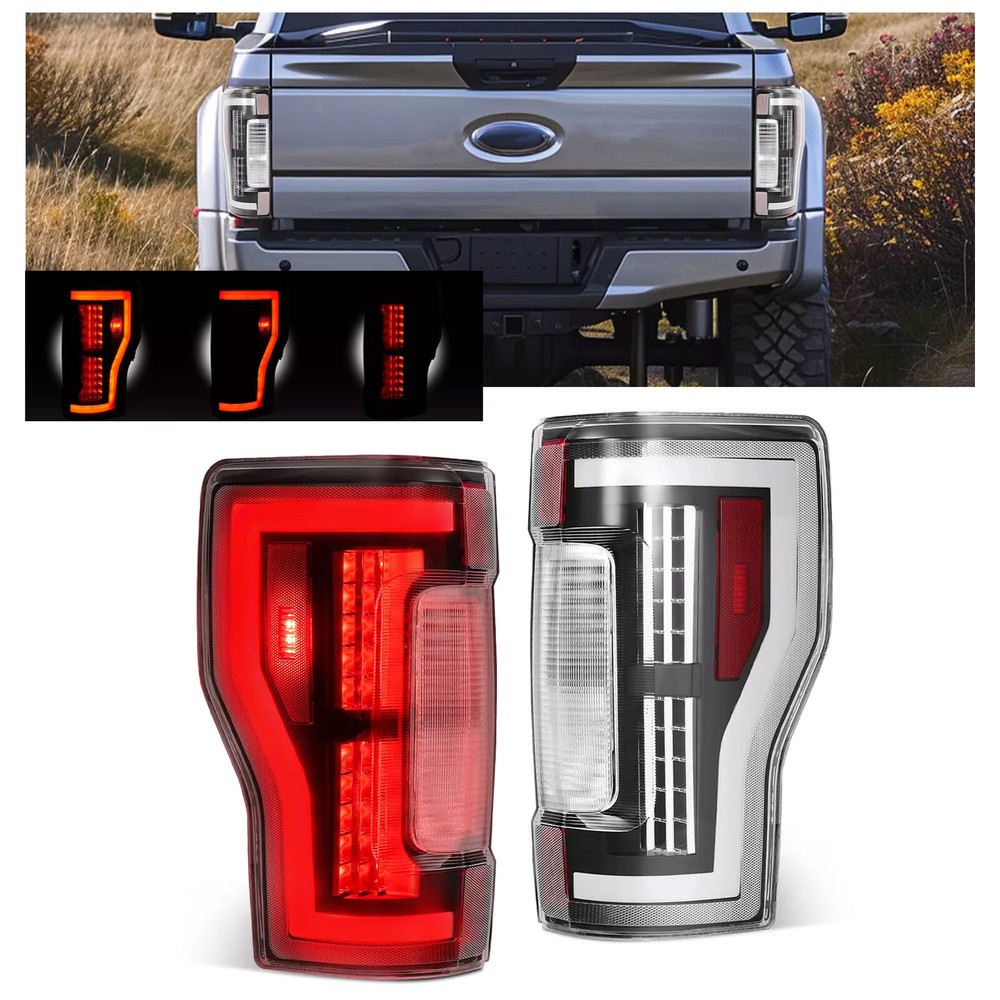 LED Sequential Tail Lights for Ford F-250 F-350 F-450 Super Duty 2017-2019