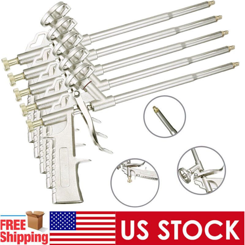5PC Pro PU Foam Gun NIB Expanding Spray Applicator New & Improved Adapter Basket