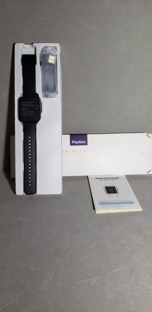 Smart Watch Pautios Full Touch Screen Fitness Watch Tracker 42mm