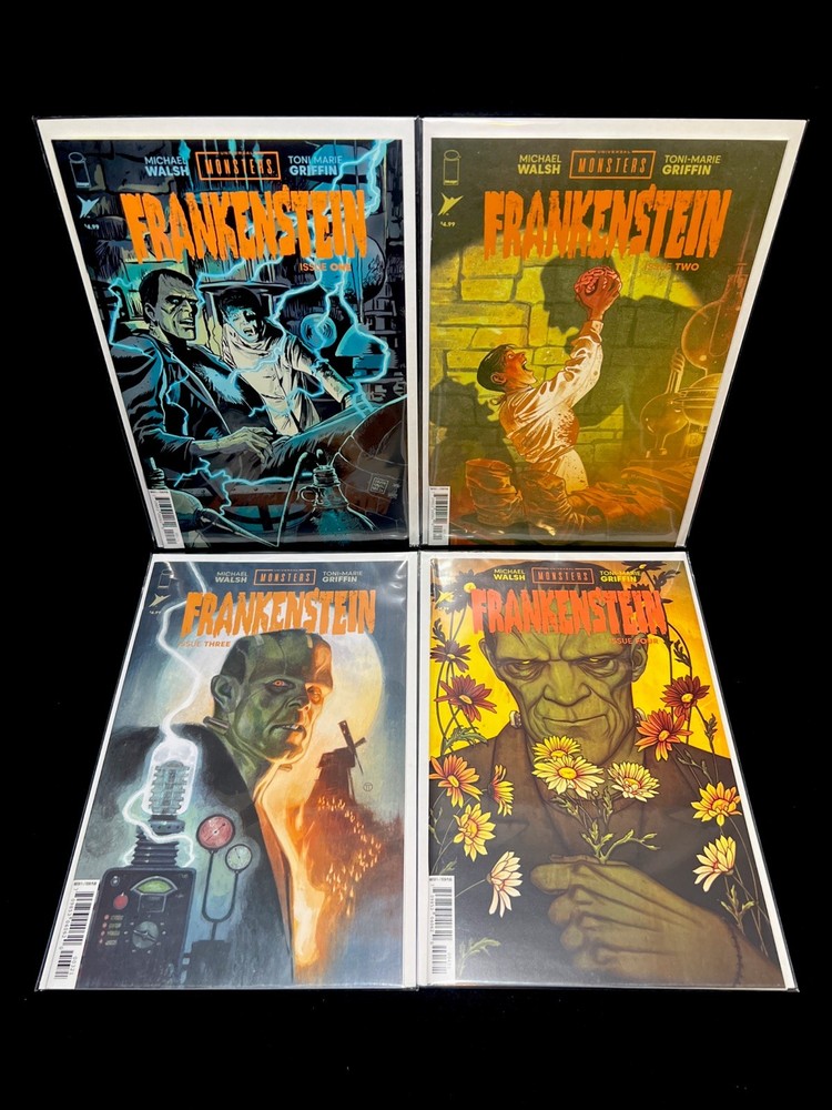 Universal Monsters Frankenstein 1-4 Variant Cover Set Image Comics 2024 NM Condition