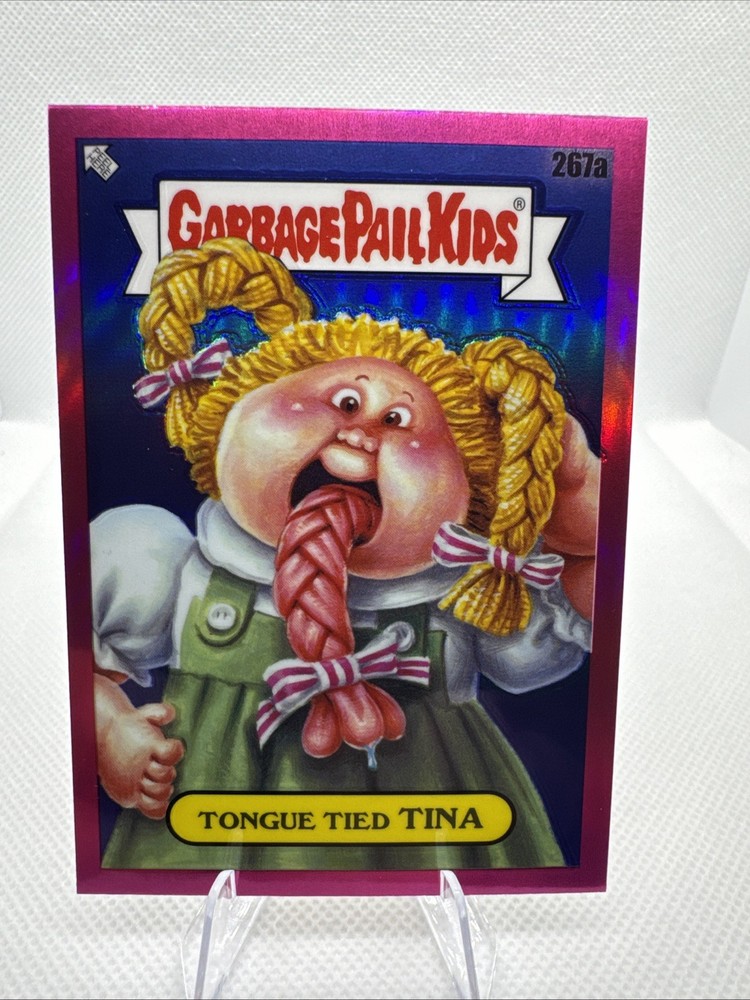 TONGUE TIED TINA 2024 GPK Chrome Series 7 Magenta Refractor #267A