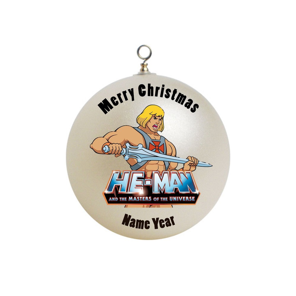 Personalized he-man Christmas Ornament Custom gift #2