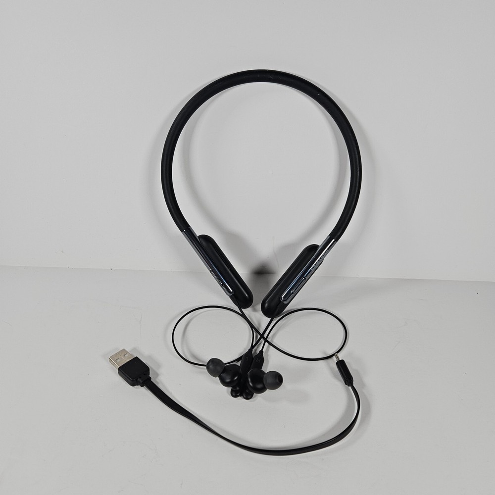 Samsung U Flex Headphones EO-BG950 Earbuds In-Ear Black With Charging Cable