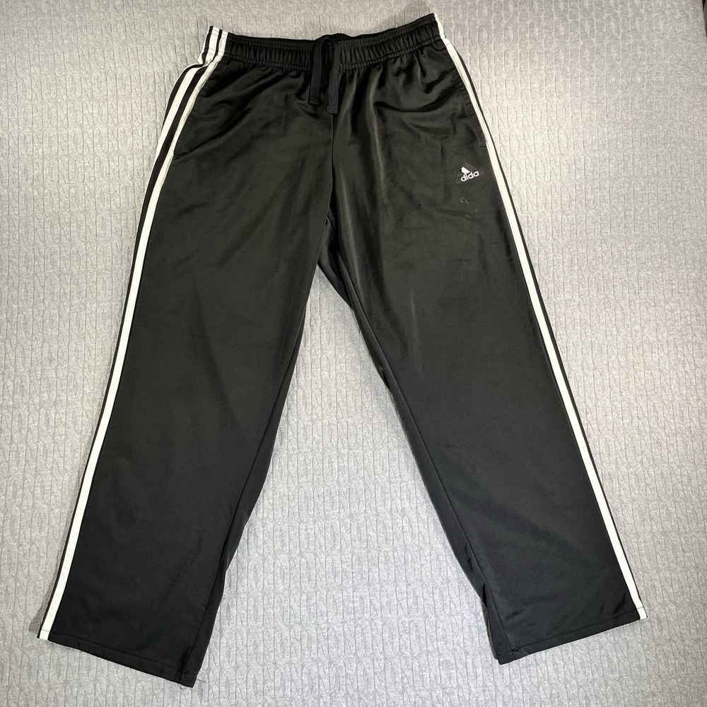 Adidas Unisex Classic Black Athletic Drawstring Sweatpants for Workouts