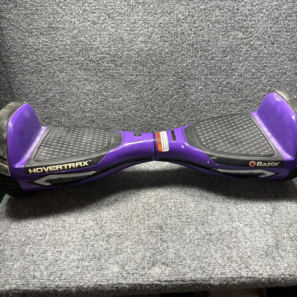 Razor Black Label Hovertrax Lux Purple Electric Scooter with LED Lights