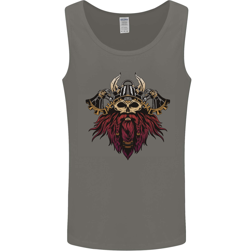 A Steampunk Viking Mens Vest Tank Top