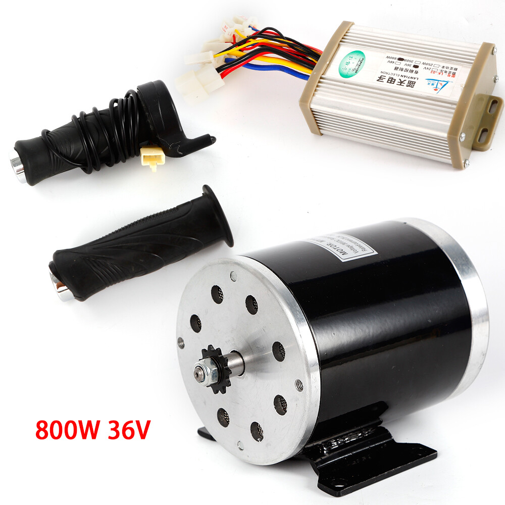 36V 800W Electric Brushed DC Motor kit E-Scooter Tricycle Bicycle Modified Kit