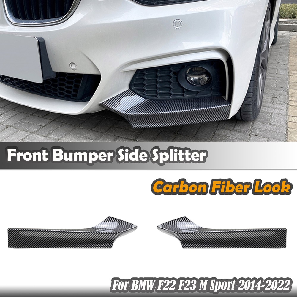 For BMW 2 Series F22 F23 M Sport 2014-2022 2015 Front Bumper Side Spoiler Cover