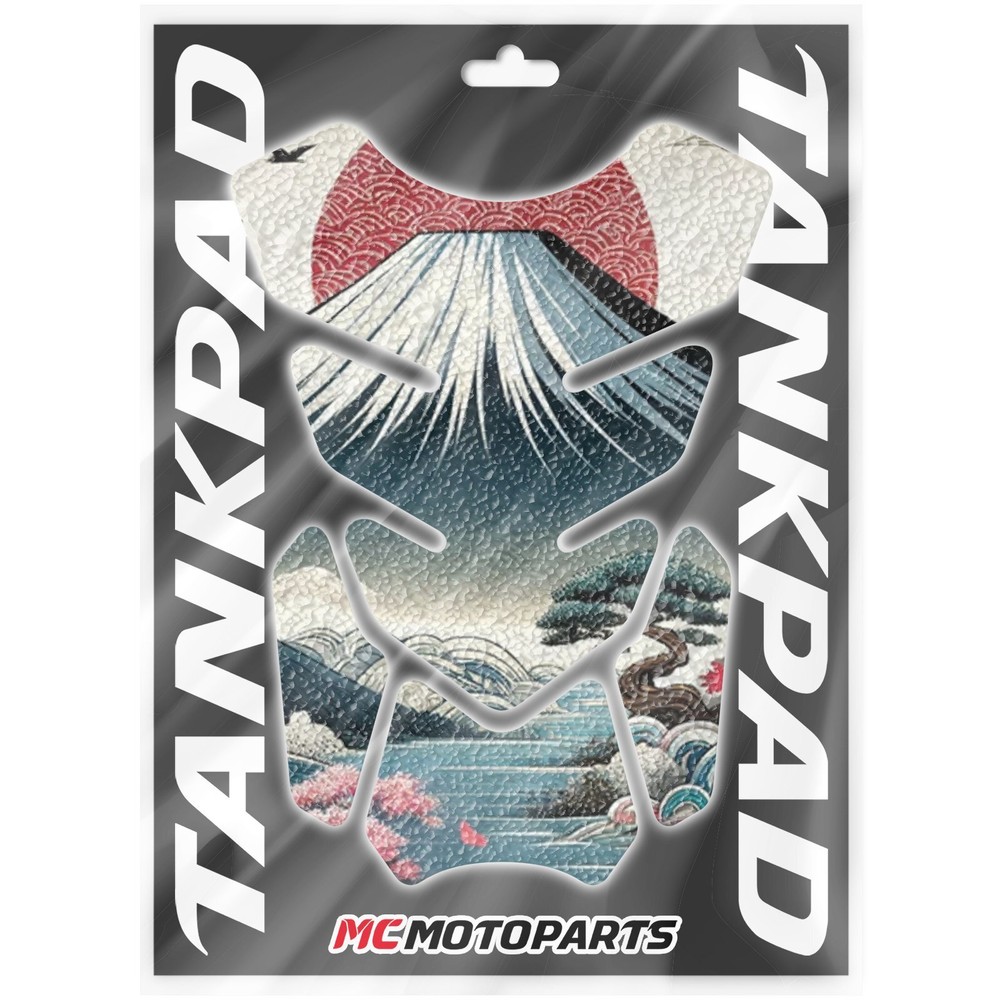 Japanese Style Motorcycle Tank Pad Protective Gas Tank Decal SHIELD