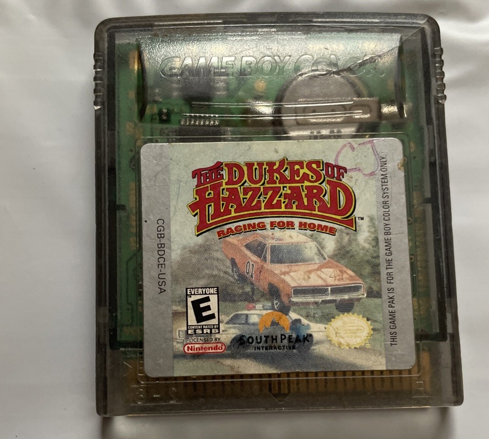 Tested GameBoy Color Cartridge of The Dukes of Hazzard