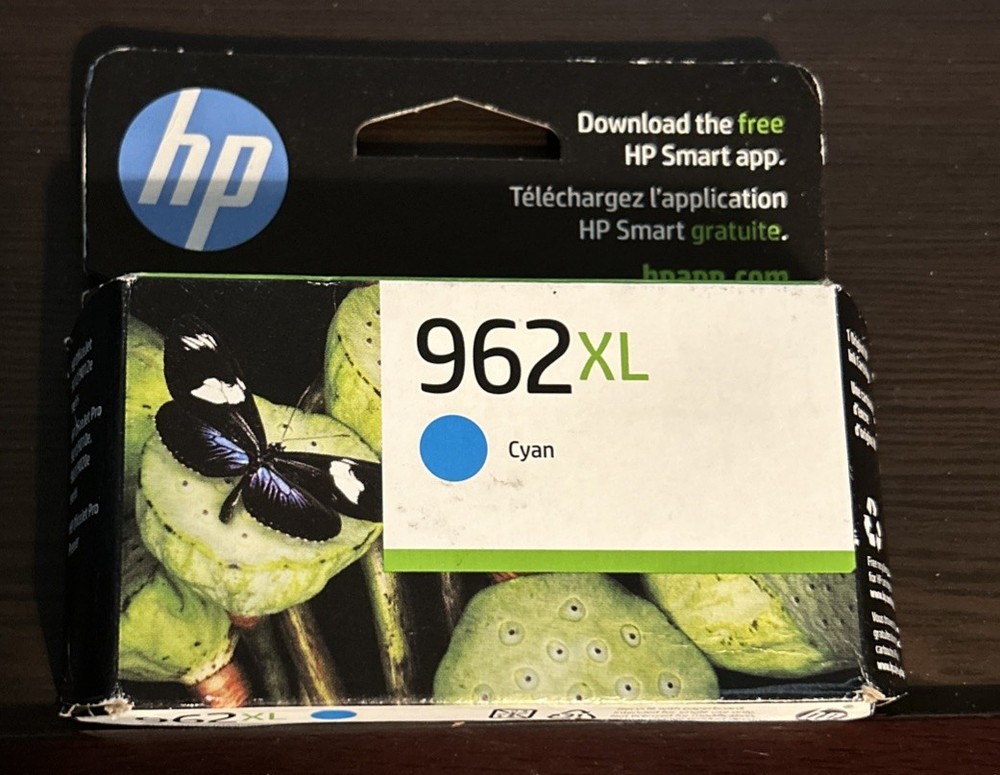 HP 962XL Cyan Ink Cartridge Long-Lasting Until Dec 2026