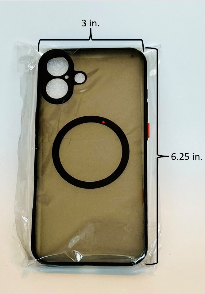 Phone Case for Apple iPhone, Transparent Grey, Mag Safe, Brand New