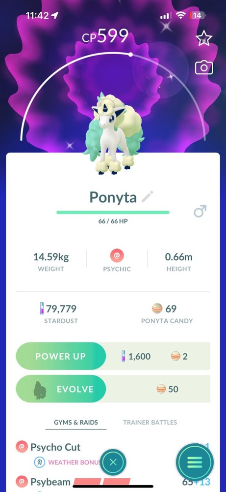 Pokemon GO - Shiny Galarian Ponyta | Registered or 30 Days Friendship Bonus !!