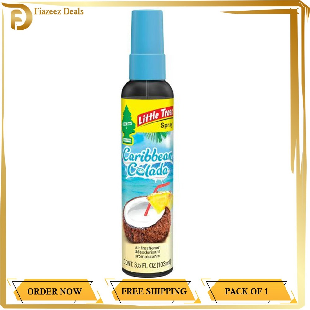 Little Trees Caribbean Colada Car & Home Air Freshener Spray 3.5 oz