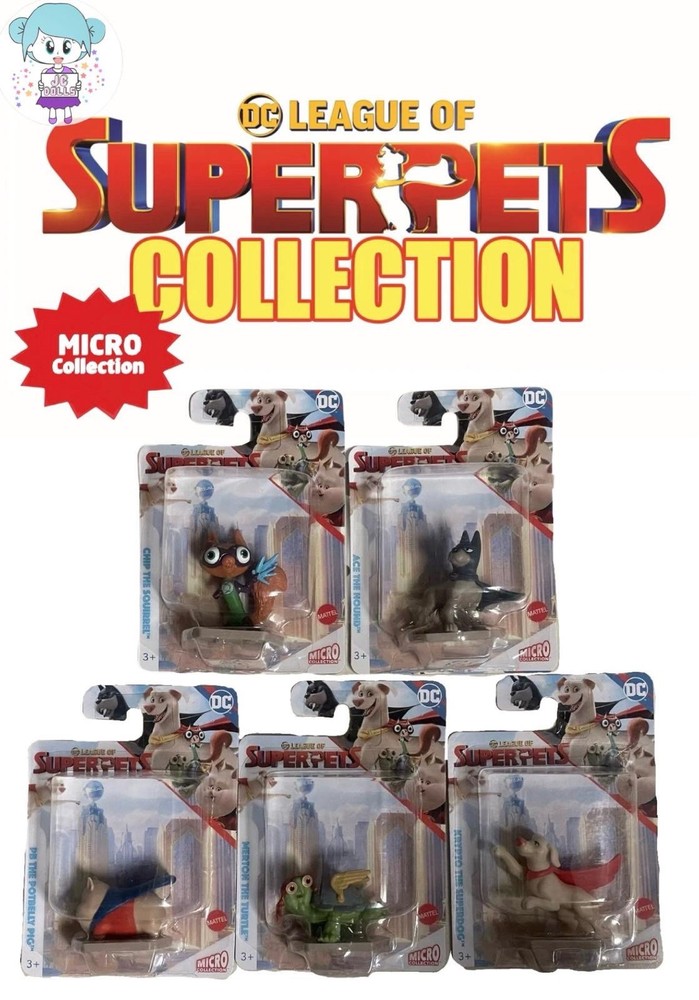 DC League of Super Pets 5-Piece Cake Topper Set