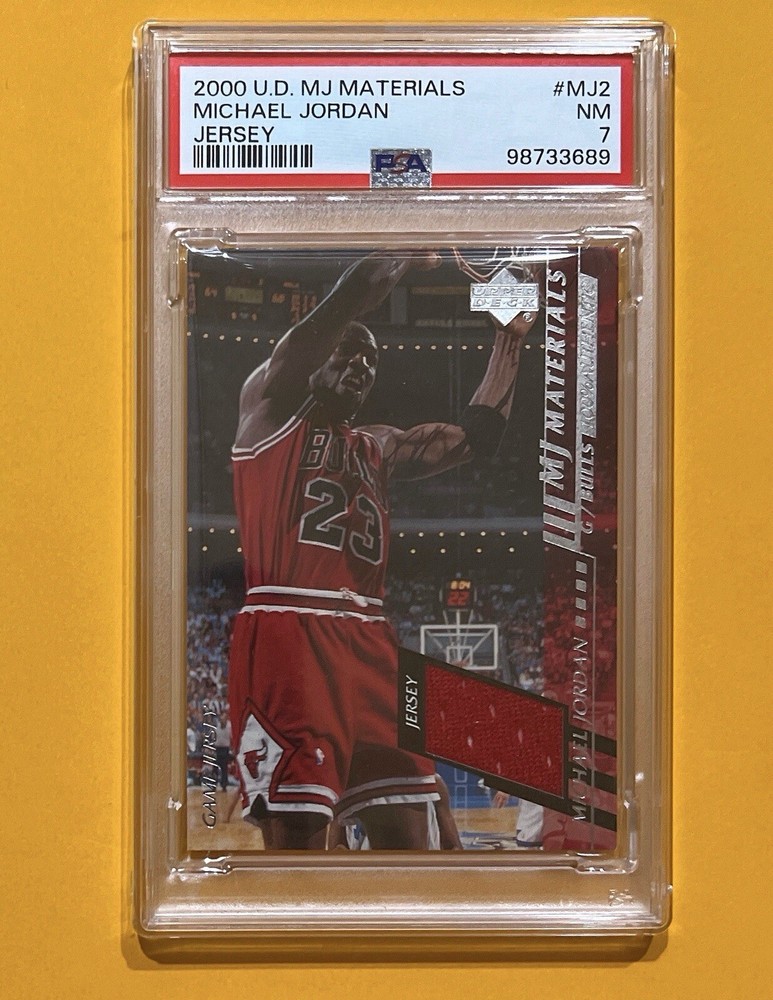 2005-06 Upper Deck - UD Materials #MJ2 Michael Jordan - PSA 7
