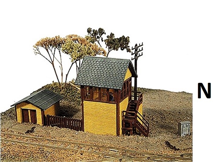 N  Scale - Bagwell Junction Tower  