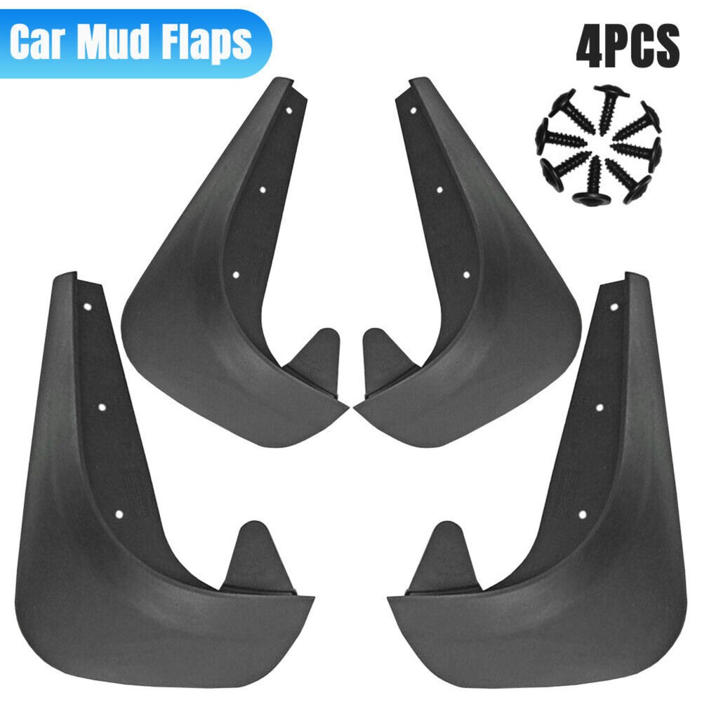 4PCS Universal Car Mud Flaps Splash Guards Fit For Front & Rear Auto Accessories