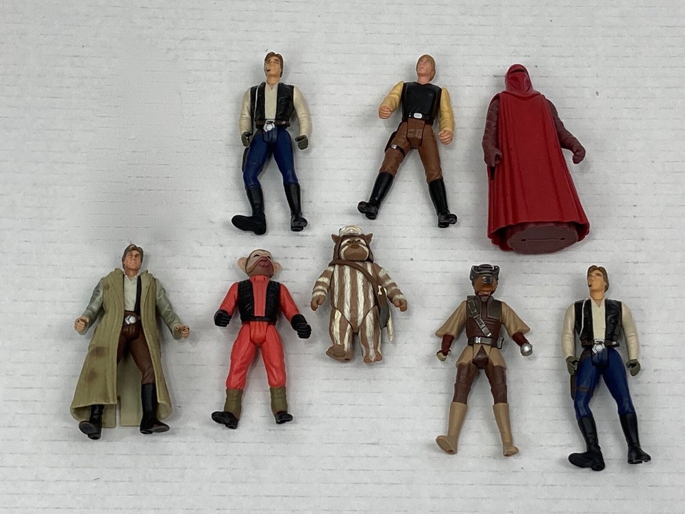 1995 Hasbro Star Wars POTF 3.75 Inch Figure 8-Piece Lot