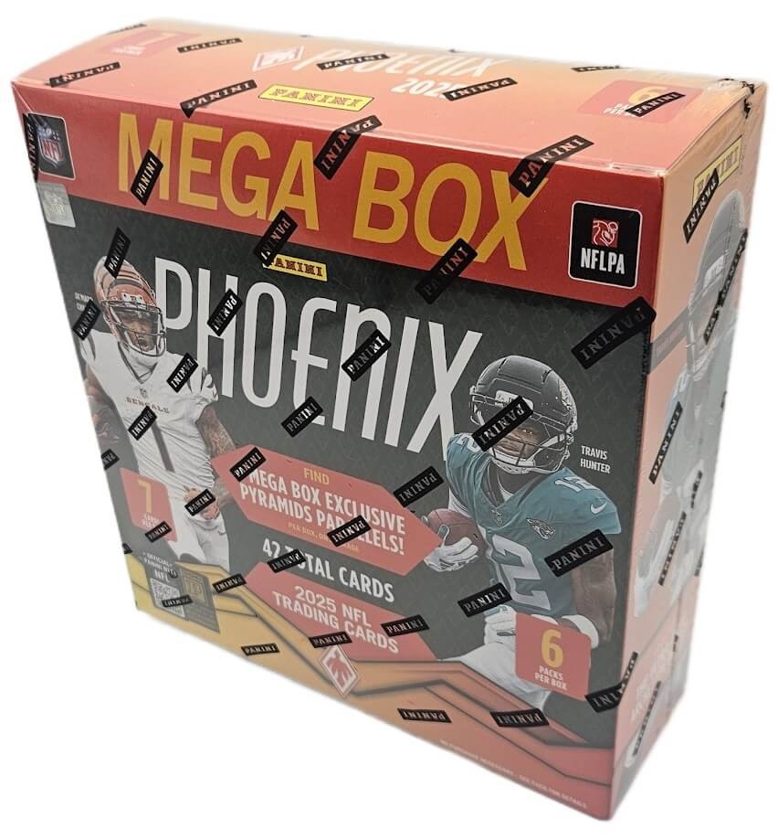 2025 Panini Phoenix Football Factory Sealed 6 Pack Mega Box 42 Cards