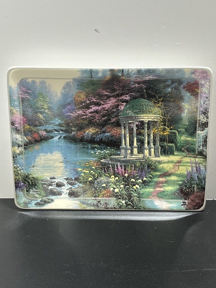 Thomas Kincade 1998 The Garden Of Prayer Collectors Plate by Bradford Exchange