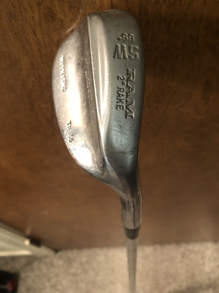RAM TOM WATSON 2* RAKE TROON GRIND TW 855 SCORING SYSTEM  55* SAND WEDGE RARE