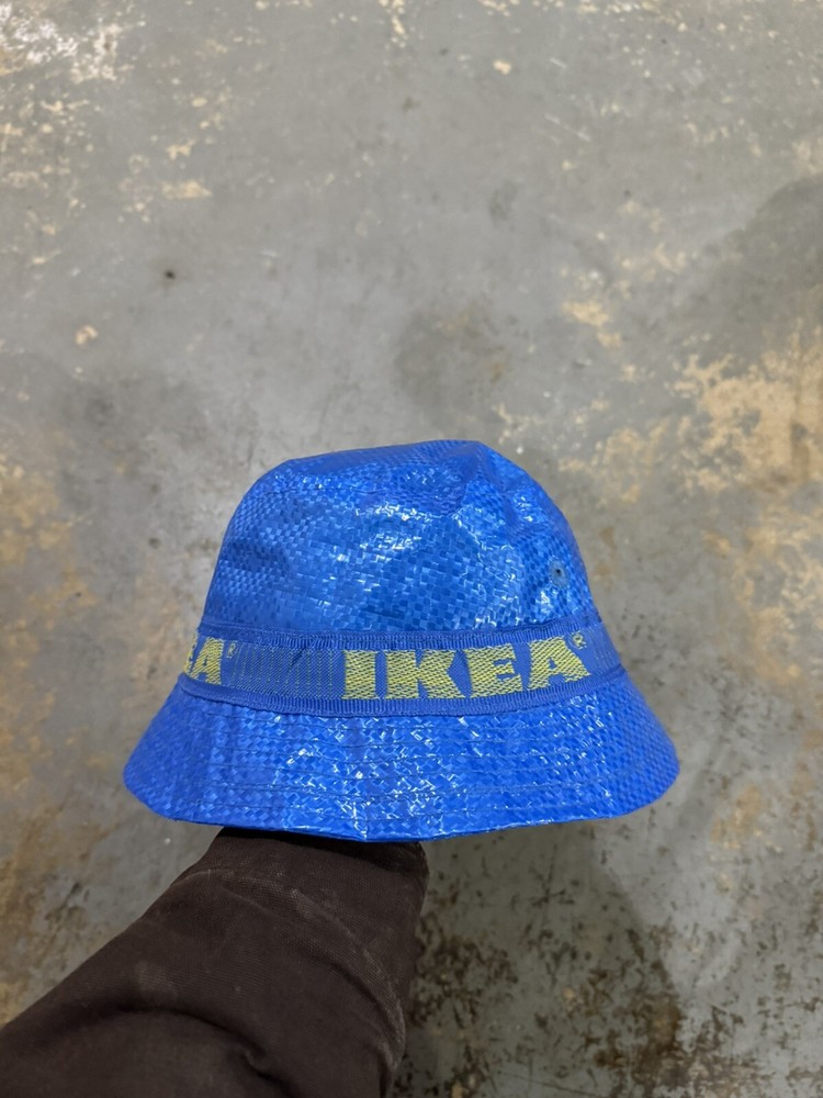 Y2K Blue IKEA Bucket Hat