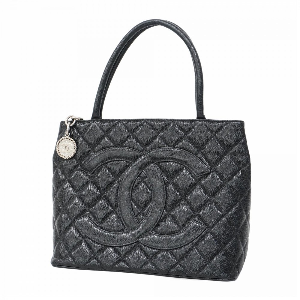 Chanel Silver Hardware Tote Bag 942460