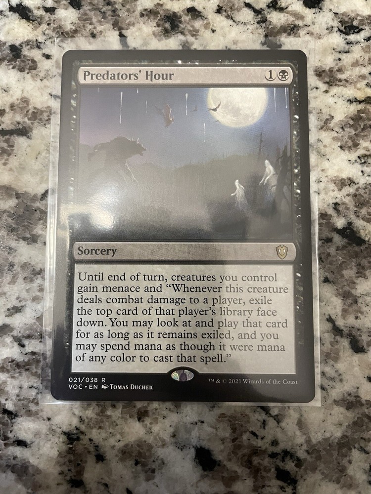 MTG - Predators' Hour Commander Crimson Vow REGULAR RARE #21/38 NM