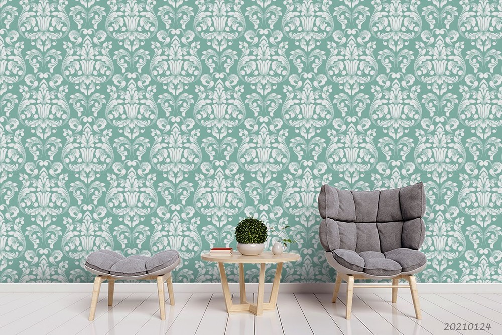 3D Vintage Decorative Art Pattern Wall Murals Wallpaper Murals Wall Sticker 4
