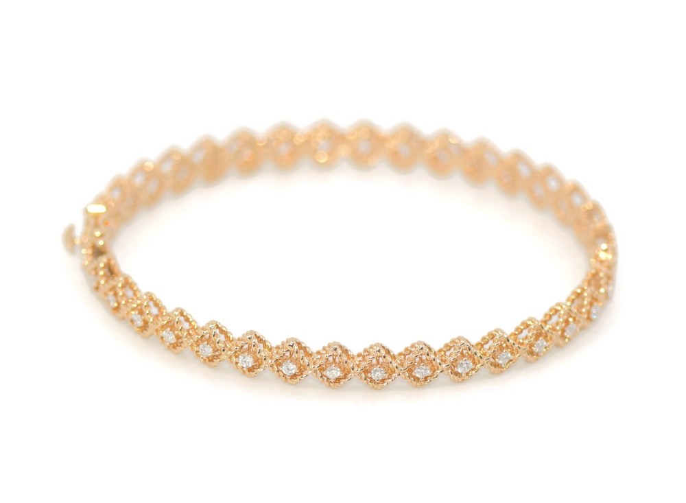 Roberto Coin Diamond 18K Rose Gold Bracelet