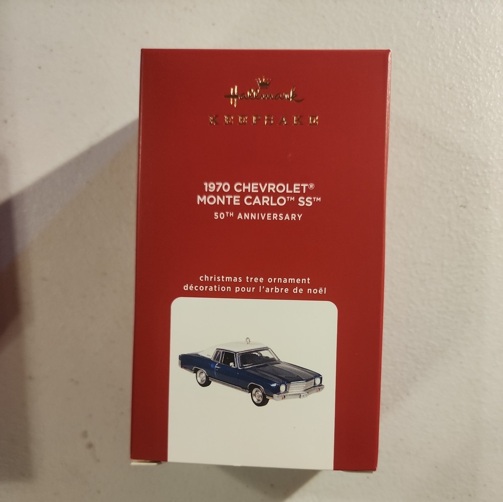 2020 Hallmark Keepsake Ornament 1970 Chevrolet Monte Carlo SS New in Box Mint