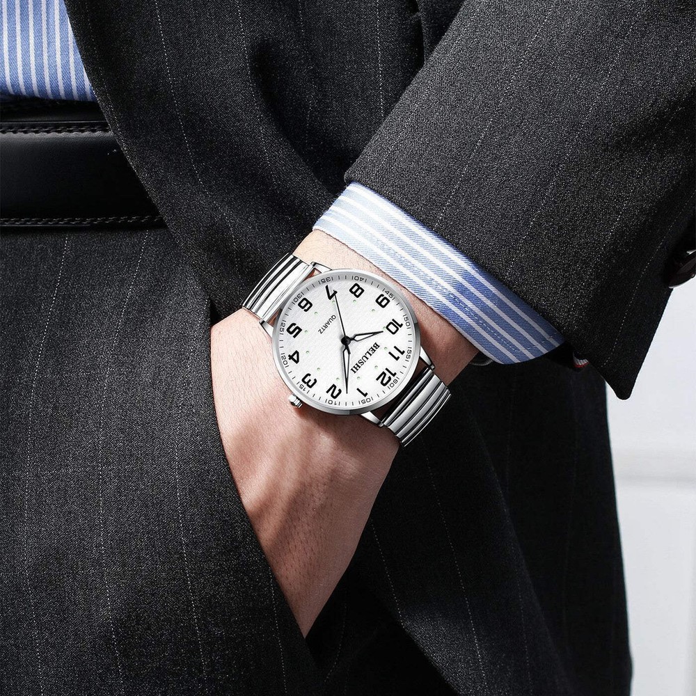 Stylish Waterproof Luminous Quartz Watch for Men and Women