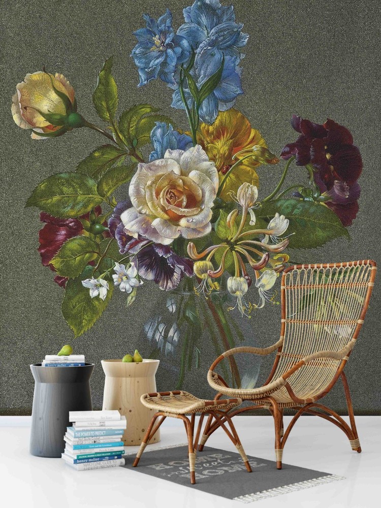 3D Flowers Still Life Oil Painting Wall Murals Wallpaper Murals Wall Sticker 32
