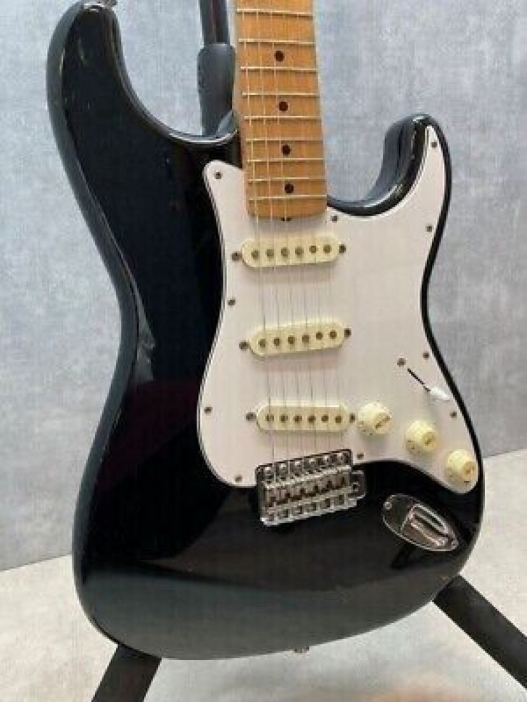 Fender Japan ST-43 Stratocaster Black Electric Guitar Used From Japan